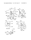 Sheet discreetly adapted for temporary but secure anchoring to ground diagram and image