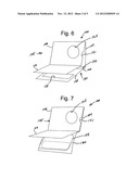 REDUCED PROFILE GIFT CARD HOLDER diagram and image