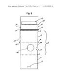 REDUCED PROFILE GIFT CARD HOLDER diagram and image