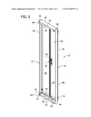 DOOR ASSEMBLY FOR AN ELECTRONIC EQUIPMENT RACK diagram and image