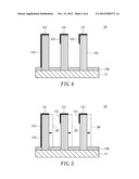 METHOD FOR MAKING FLAT SUBSTRATE FROM INCREMENTAL-WIDTH NANORODS WITH     PARTIAL COATING diagram and image