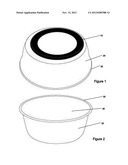 Non-skid double-layer pet bowl and a method of fabricating the same diagram and image
