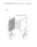 AIR DISINFECTION AND CLEANING DEVICE, AND EXHALED GAS DISINFECTION AND     CLEANING DEVICE, INTERIOR AIR DISINFECTION AND CLEANING DEVICE, AND     SIMPLIFIED ISOLATION DEVICE USING THE SAME diagram and image