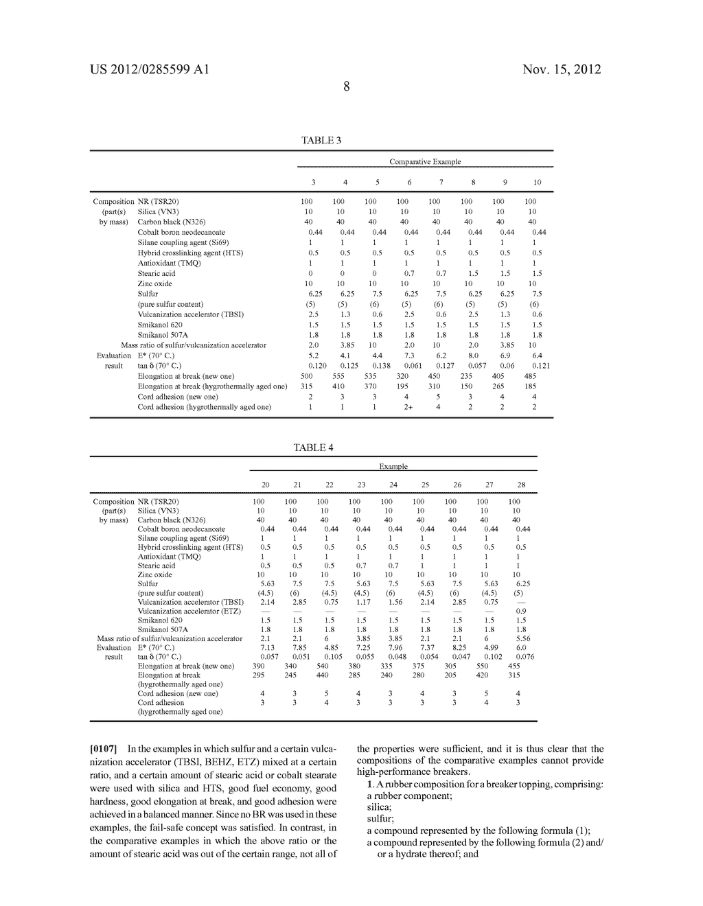 RUBBER COMPOSITION FOR BREAKER TOPPING AND PNEUMATIC TIRE - diagram, schematic, and image 09