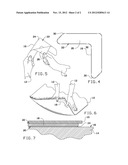 ANTI-CURLING REINFORCEMENT DEVICE FOR AREA RUG CORNERS diagram and image