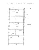SCAFFOLDING ARRANGEMENT AND METHOD OF ASSEMBLY diagram and image