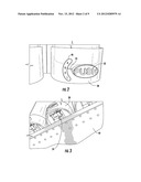 Secure Merchandising Display with Tunnel Feature diagram and image