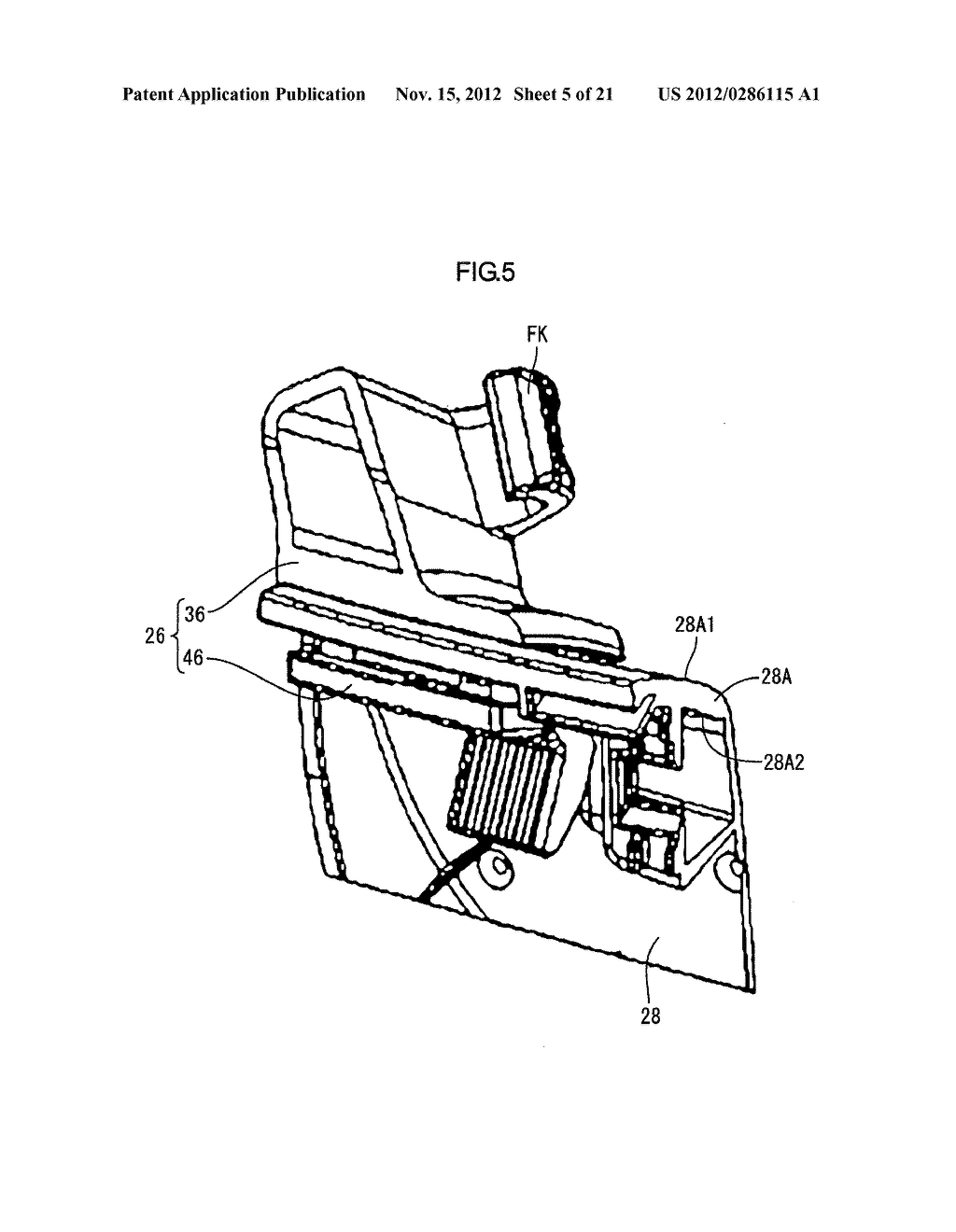 UTILITY PART ASSEMBLY FOR MOUNTING UTILITY PART TO VEHICULAR INTERIOR PART - diagram, schematic, and image 06