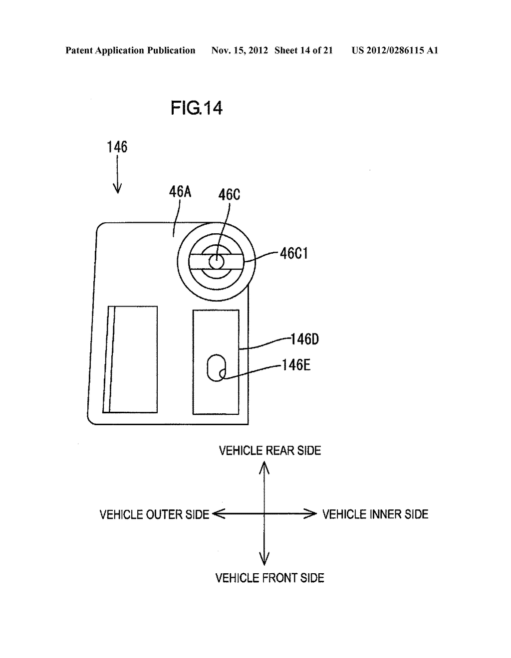 UTILITY PART ASSEMBLY FOR MOUNTING UTILITY PART TO VEHICULAR INTERIOR PART - diagram, schematic, and image 15