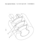 Axial gap electrical machine diagram and image