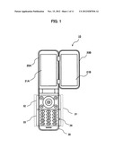 PORTABLE TERMINAL DEVICE HAVING AN ENLARGED-DISPLAY FUNCTION, METHOD FOR     CONTROLLING ENLARGED DISPLAY,  AND COMPUTER-READ-ENABLED RECORDING MEDIUM diagram and image