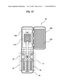 PORTABLE TERMINAL DEVICE HAVING AN ENLARGED-DISPLAY FUNCTION, METHOD FOR     CONTROLLING ENLARGED DISPLAY,  AND COMPUTER-READ-ENABLED RECORDING MEDIUM diagram and image