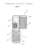 PORTABLE TERMINAL DEVICE HAVING AN ENLARGED-DISPLAY FUNCTION, METHOD FOR     CONTROLLING ENLARGED DISPLAY,  AND COMPUTER-READ-ENABLED RECORDING MEDIUM diagram and image