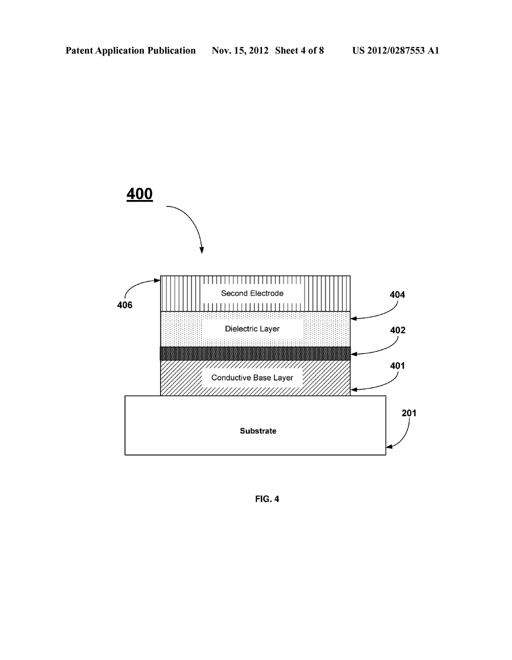 METHOD FOR FABRICATING A DRAM CAPACITOR HAVING INCREASED THERMAL AND     CHEMICAL STABILITY - diagram, schematic, and image 05