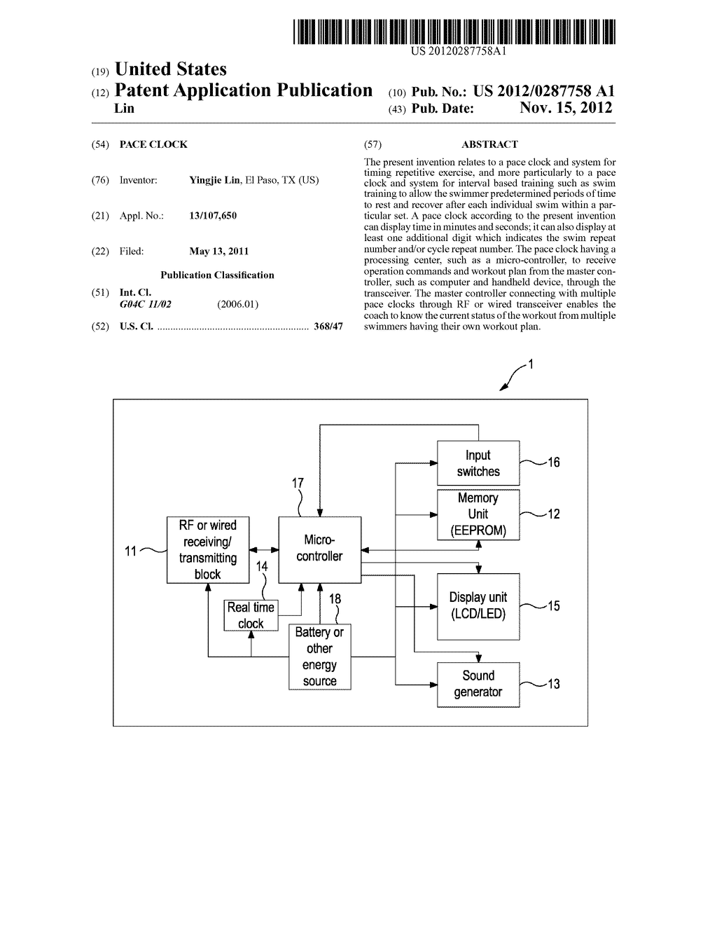 Pace Clock - diagram, schematic, and image 01