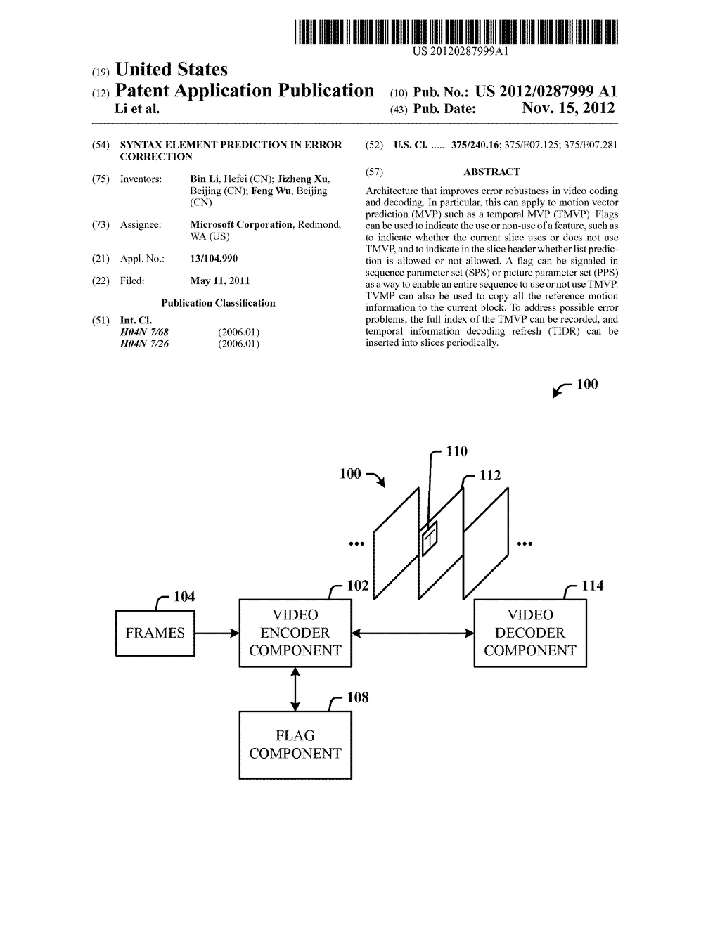 SYNTAX ELEMENT PREDICTION IN ERROR CORRECTION - diagram, schematic, and image 01