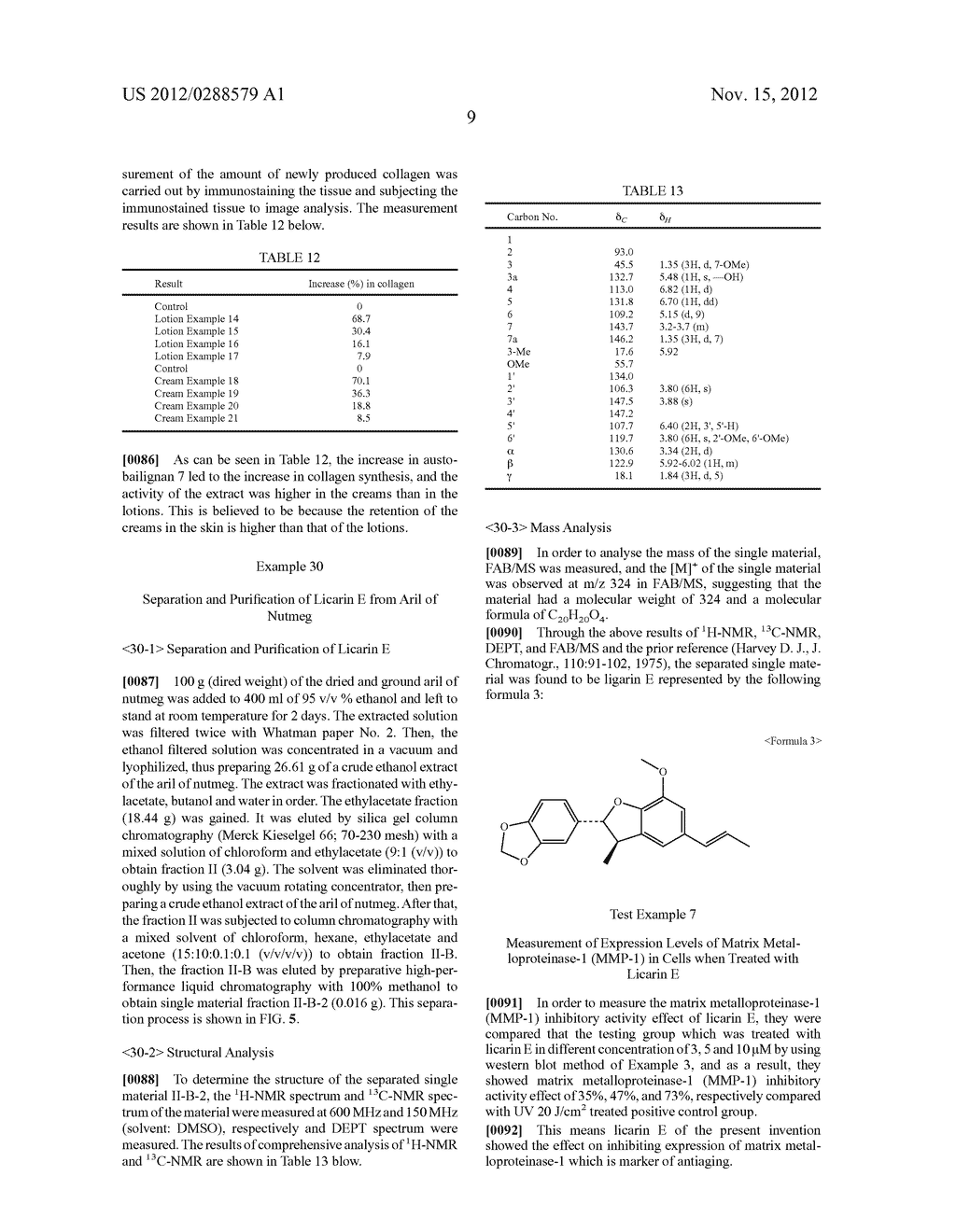 USE OF LIGNAN COMPOUND FOR ANTI-WRINKLE TREATMENT - diagram, schematic, and image 17