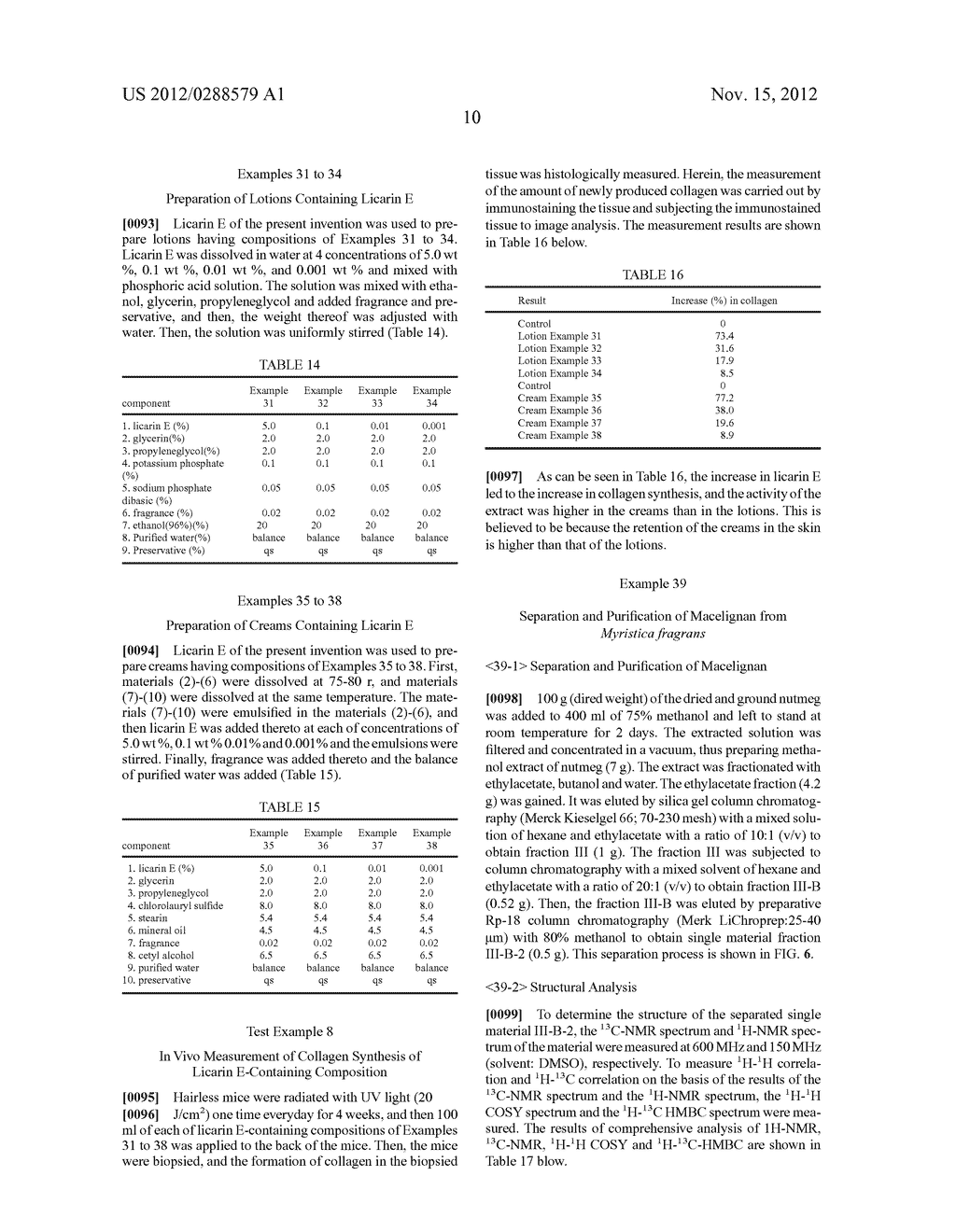 USE OF LIGNAN COMPOUND FOR ANTI-WRINKLE TREATMENT - diagram, schematic, and image 18