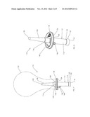 VALVE AND RETAINER ASSEMBLY FOR LATEX BALLOONS diagram and image