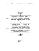 METHODS FOR REQUESTING EMERGENCY BEARER SERVICES FOR LOW PRIORITY DEVICES,     AND APPARATUSES USING THE SAME diagram and image