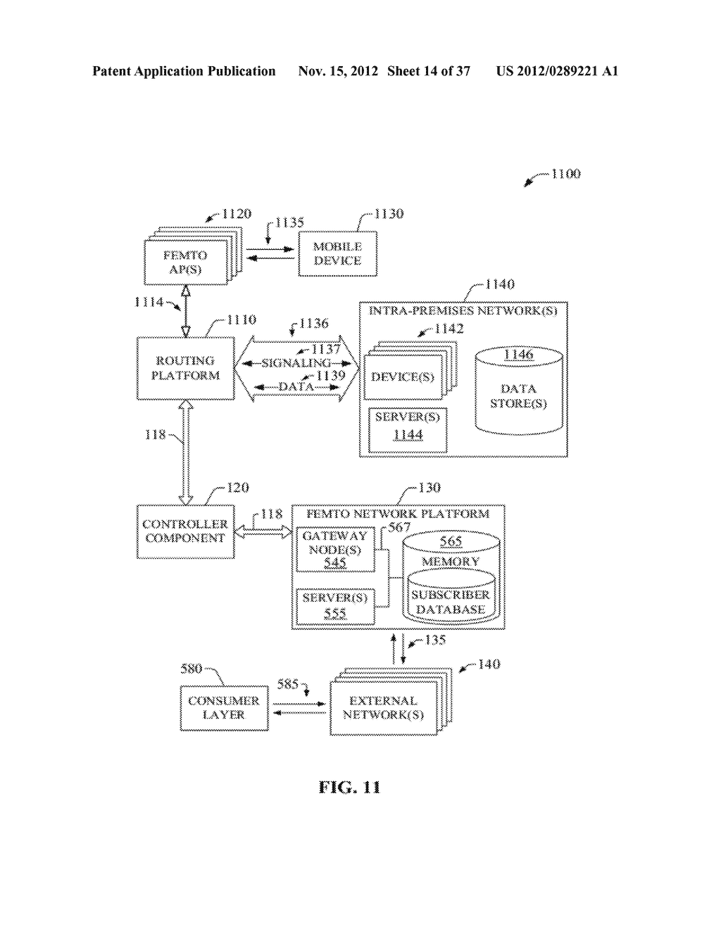 Intra-Premises Content and Equipment Management In A Femtocell Network - diagram, schematic, and image 15