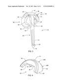 METHODS OF USING, PROVIDING AND MANUFACTURING A SHOULDER PROSTHESIS WITH A     ONE-PIECE HUMERAL HEAD diagram and image