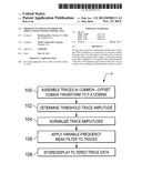 FREQUENCY-VARYING FILTERING OF SIMULTANEOUS SOURCE SEISMIC DATA diagram and image