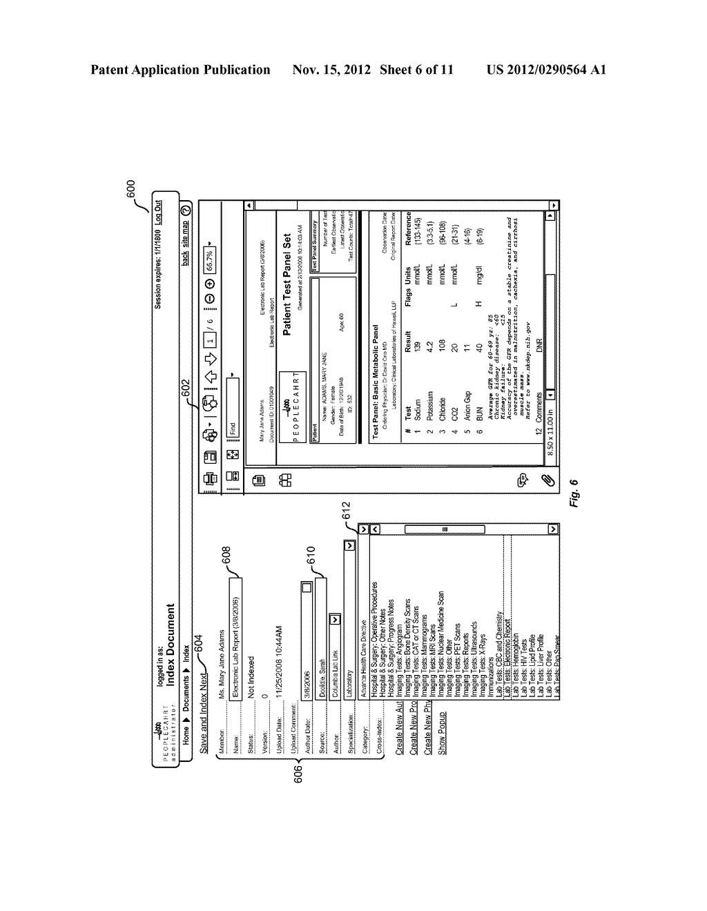 COMBINING MEDICAL INFORMATION CAPTURED IN STRUCTURED AND UNSTRUCTURED DATA     FORMATS FOR USE OR DISPLAY IN A USER APPLICATION, INTERFACE, OR VIEW - diagram, schematic, and image 07