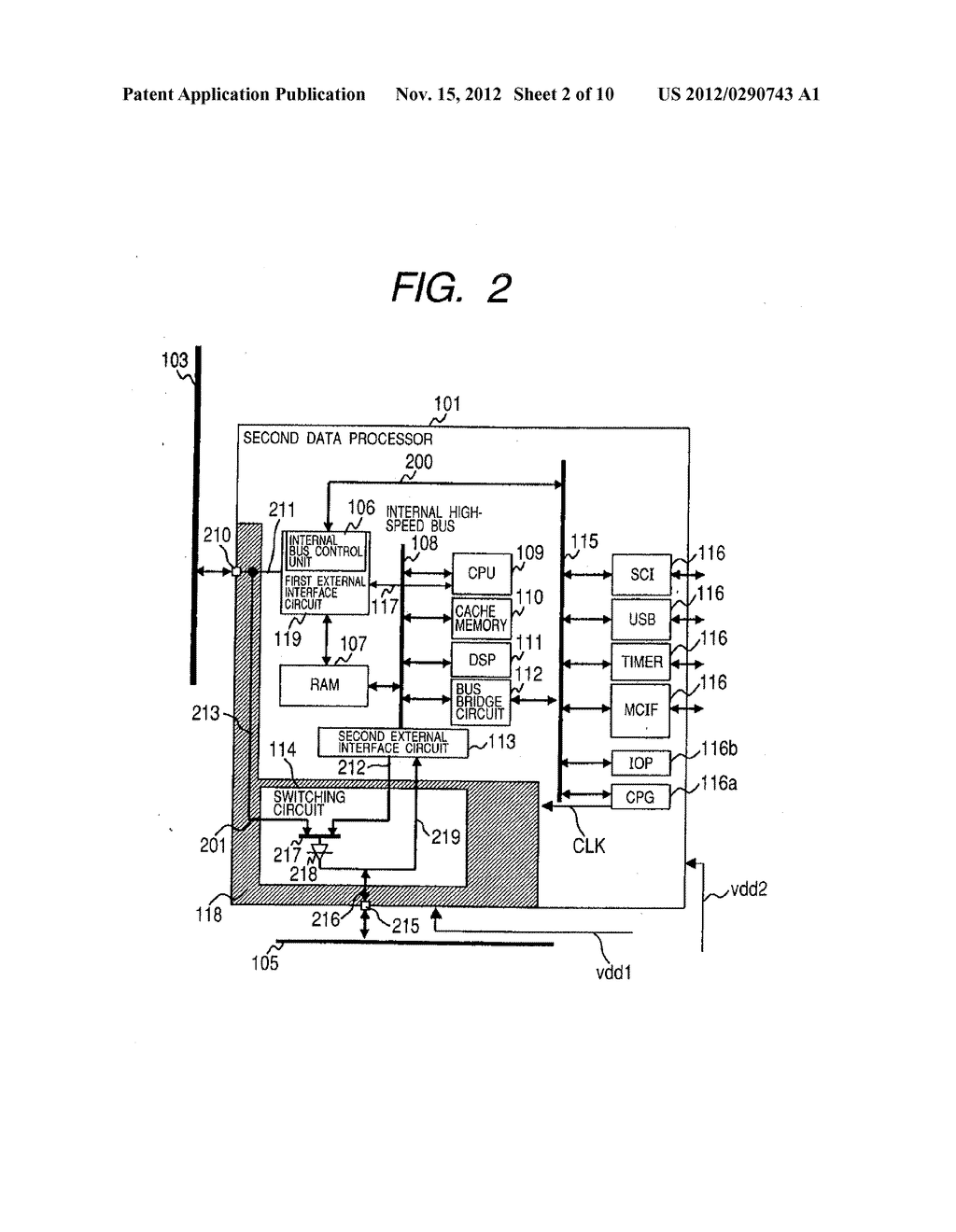 DATA PROCESSING SYSTEM AND DATA PROCESSOR - diagram, schematic, and image 03