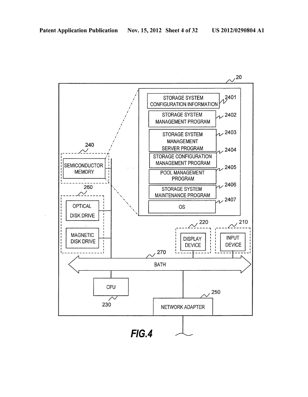 STORAGE SYSTEM FOR A STORAGE POOL AND VIRTUAL VOLUMES - diagram, schematic, and image 05