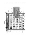 SYSTEM AND METHOD FOR AN INTERACTIVE MOBILE-OPTIMIZED ICON-BASED PROFILE     DISPLAY AND ASSOCIATED PUBLIC FIGURE SOCIAL NETWORK FUNCTIONALITY diagram and image