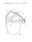 LATCHING MECHANISM FOR RETENTION OF FACE SHIELD LENS diagram and image