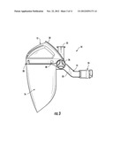 LATCHING MECHANISM FOR RETENTION OF FACE SHIELD LENS diagram and image