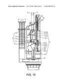 TOILET TANK VALVE STRUCTURE diagram and image