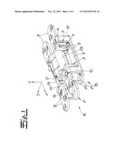 Door hinge for a hidden placement between a door leaf and door frame diagram and image