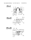 Door hinge for a hidden placement between a door leaf and door frame diagram and image