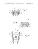 LOCKING DEVICE FOR LACE STRANDS, TIGHTENING SYSTEM HAVING SUCH DEVICE, AND     FOOTWEAR HAVING SUCH SYSTEM diagram and image