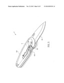 Folding knife capable of preventing automatic folding diagram and image