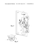 Door Locking System With An Idle Handle diagram and image