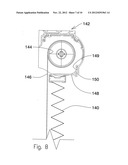 Blind with head rail and control guides diagram and image