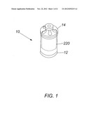 Top loading fluid vial housing diagram and image