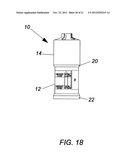 Top loading fluid vial housing diagram and image