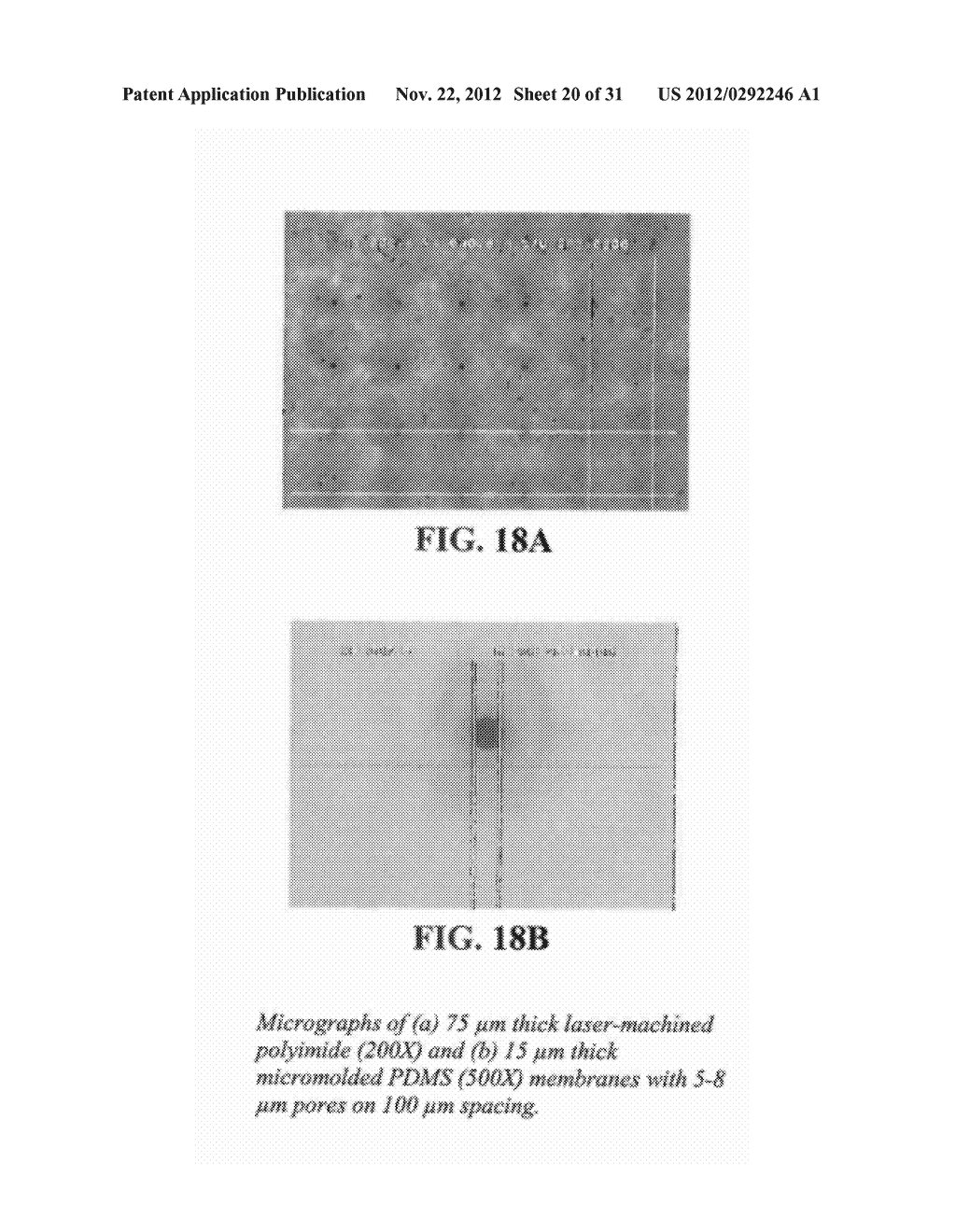 MICROFLUIDIC DEVICES, PARTICULARLY FILTRATION DEVICES COMPRISING POLYMERIC     MEMBRANES, AND METHOD FOR THEIR MANUFACTURE AND USE - diagram, schematic, and image 21