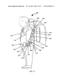 Backpack exoskeleton diagram and image