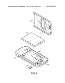 MOBILE COMMUNICATION DEVICE AND DATA VERIFICATION SYSTEM COMPRISING SMART     CARD HAVING DOUBLE CHIPS diagram and image