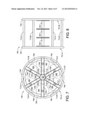 Electrician s rollable wire dispensing spool rack diagram and image