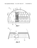 ATTACHMENT ASSEMBLY AND METHOD FOR SECONDARY DOOR diagram and image