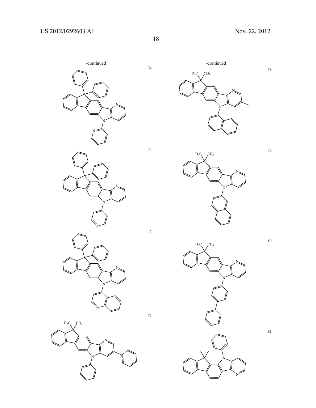 Heterocyclic compound, organic light-emitting device including the     heterocyclic compound, and flat display device including the organic     light-emitting device - diagram, schematic, and image 20