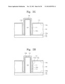 MICROELECTRONIC DEVICES HAVING CONDUCTIVE THROUGH VIA ELECTRODES INSULATED     BY GAP REGIONS diagram and image