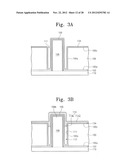 MICROELECTRONIC DEVICES HAVING CONDUCTIVE THROUGH VIA ELECTRODES INSULATED     BY GAP REGIONS diagram and image